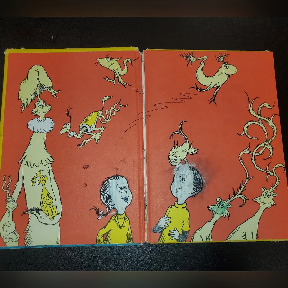 Dr. Seuss 'One Fish‎ Two Fish Red Fish Blue Fish' Book 1960